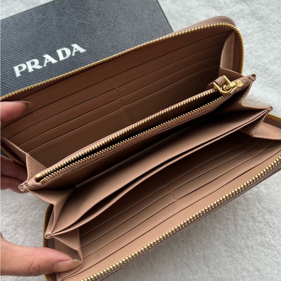 Prada Long Saffiano Leather Wallet - Picture 2 of 5
